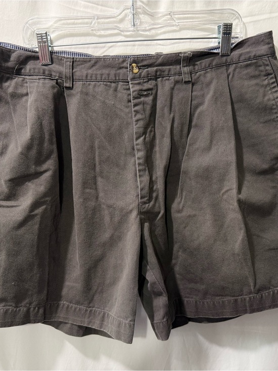 Dior Other - Dior Men's Dark Gray Flat-Front Cotton Shorts
